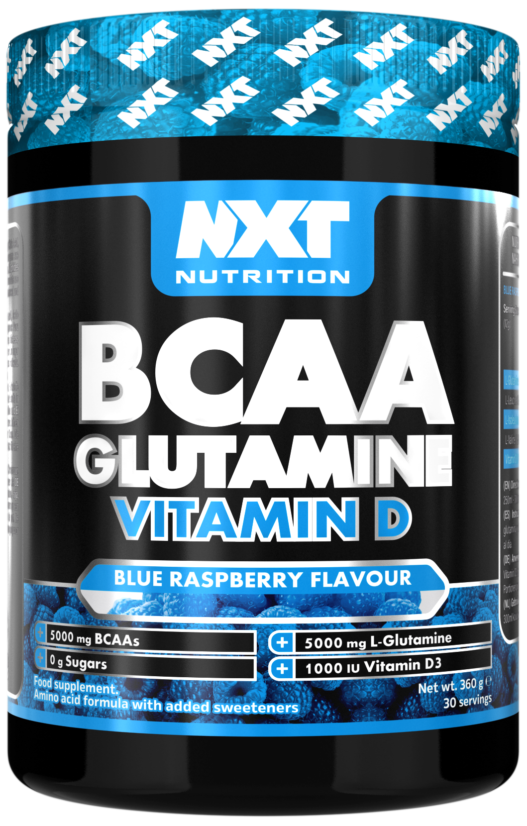 NXT Nutrition BCAA Glutamine Vit D 360g